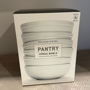Williams sonoma pantry cereal bowls